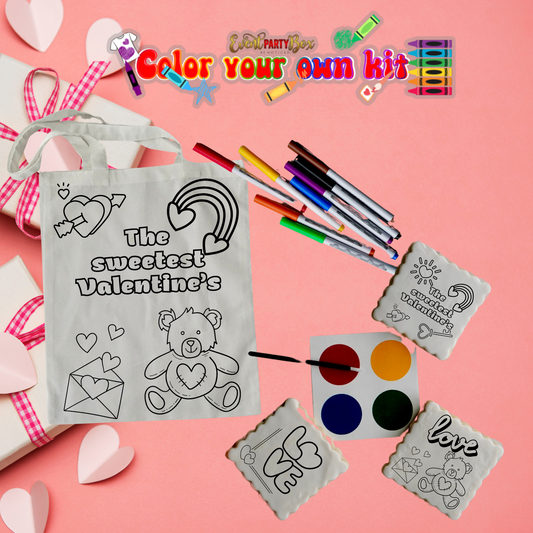 Valentine’s Day Color Your Own Kit