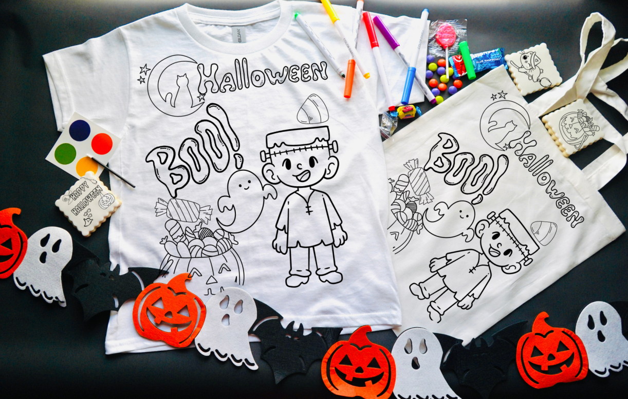 Halloween Color Your Own Kit