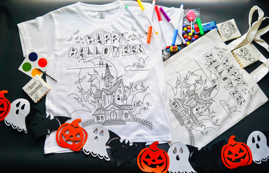 Halloween Color Your Own Kit